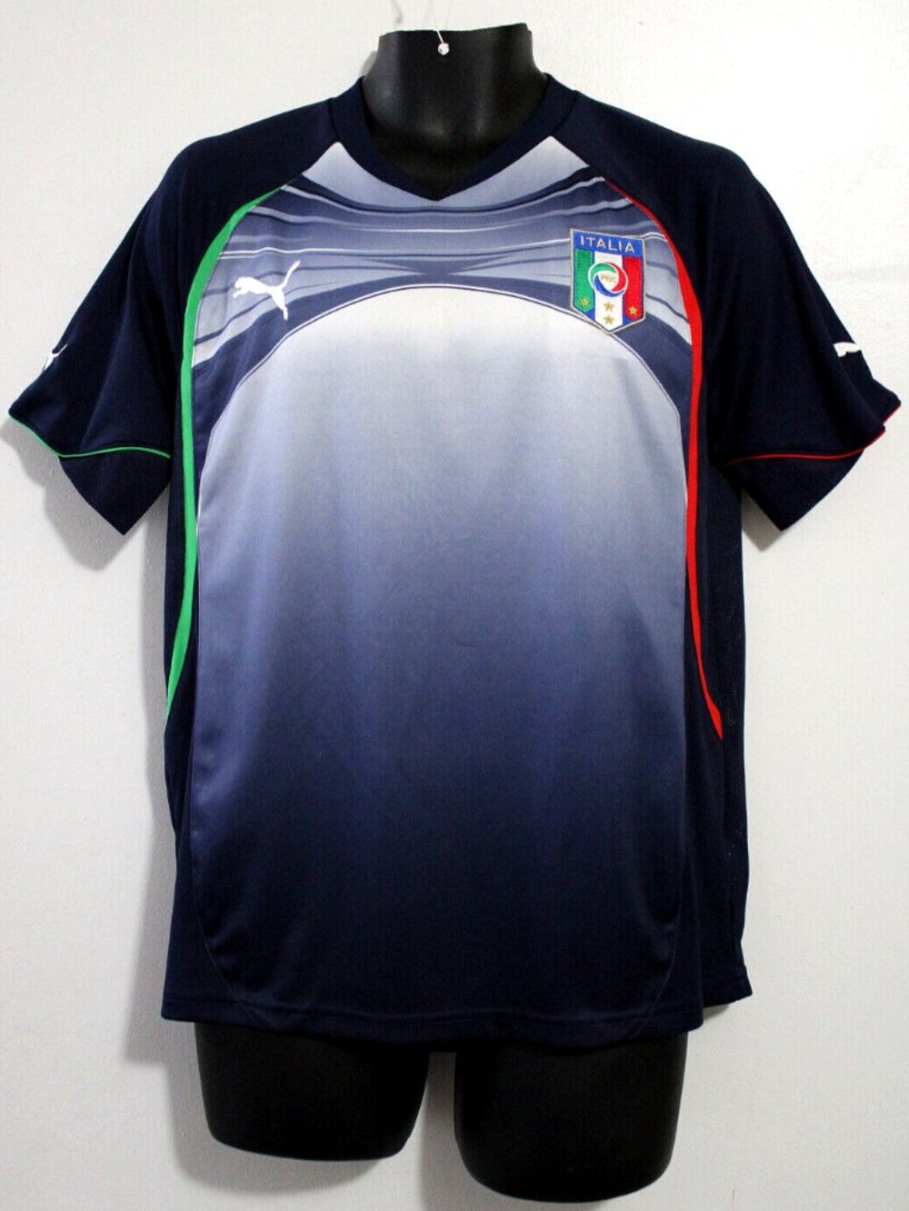 Italy Italia Mens National Team Training Jersey World Cup 2006 Puma sz Medium